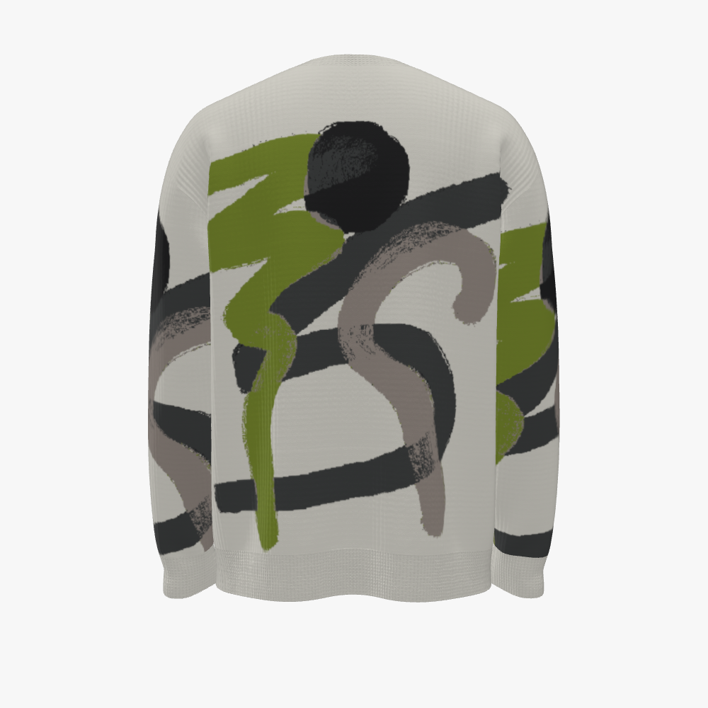 Men's Oversized Crew Neck Pullover